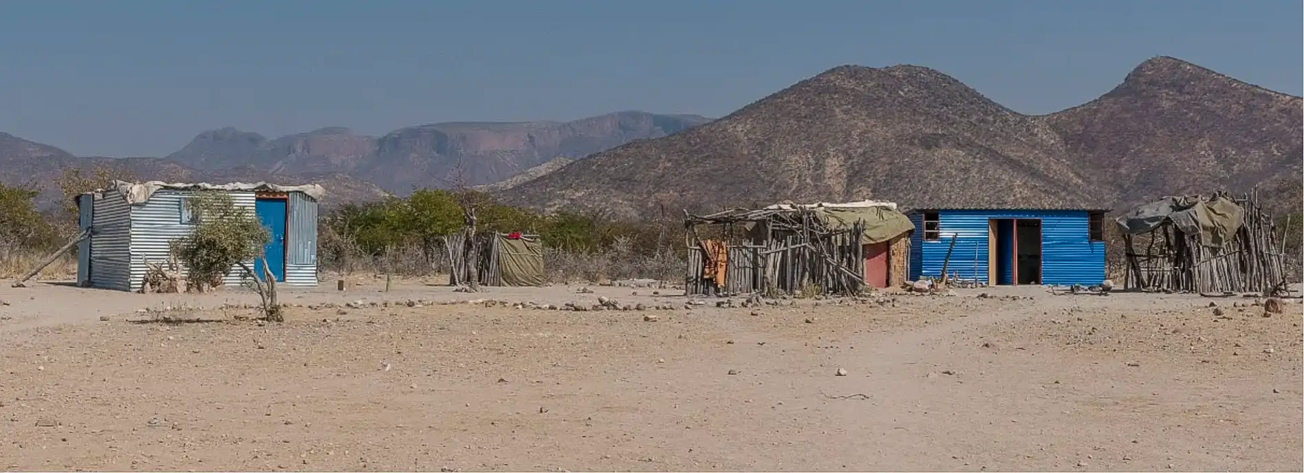 Damalige Lehrerunterkunft an derEpupa Primary School Namibia